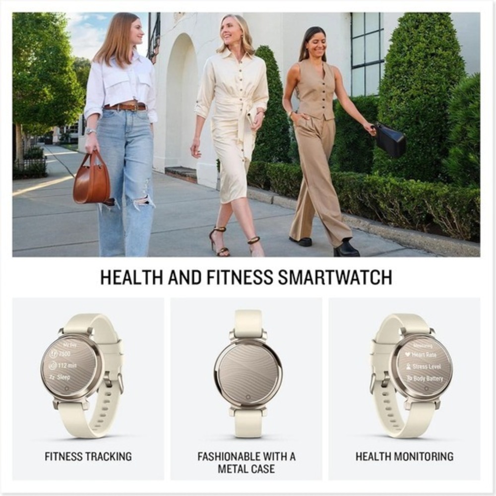 Garmin Lily 2 Women's Small Stylish Smartwatch Gold Smart Watch 010-02839-00 GPS - Picture 2 of 12
